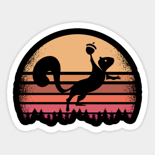 Flying Squirrel Sticker